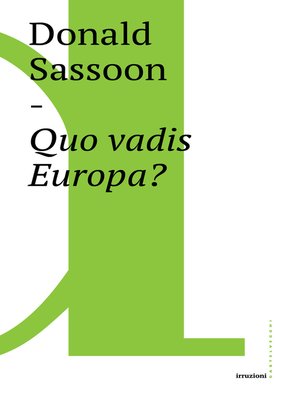 cover image of Quo vadis Europa?